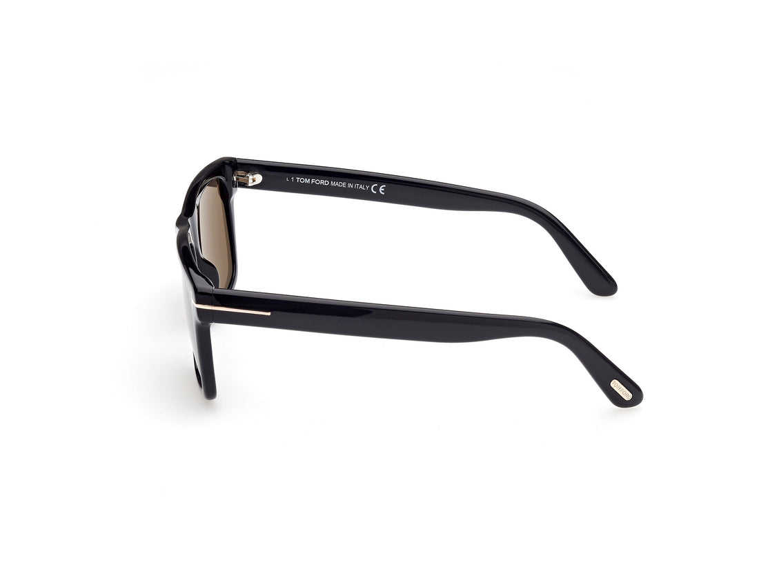 Occhiali da sole tom ford ft0906 buckley-02 01h negro rectangular masculino taglia 58mm - Vista dettagliata