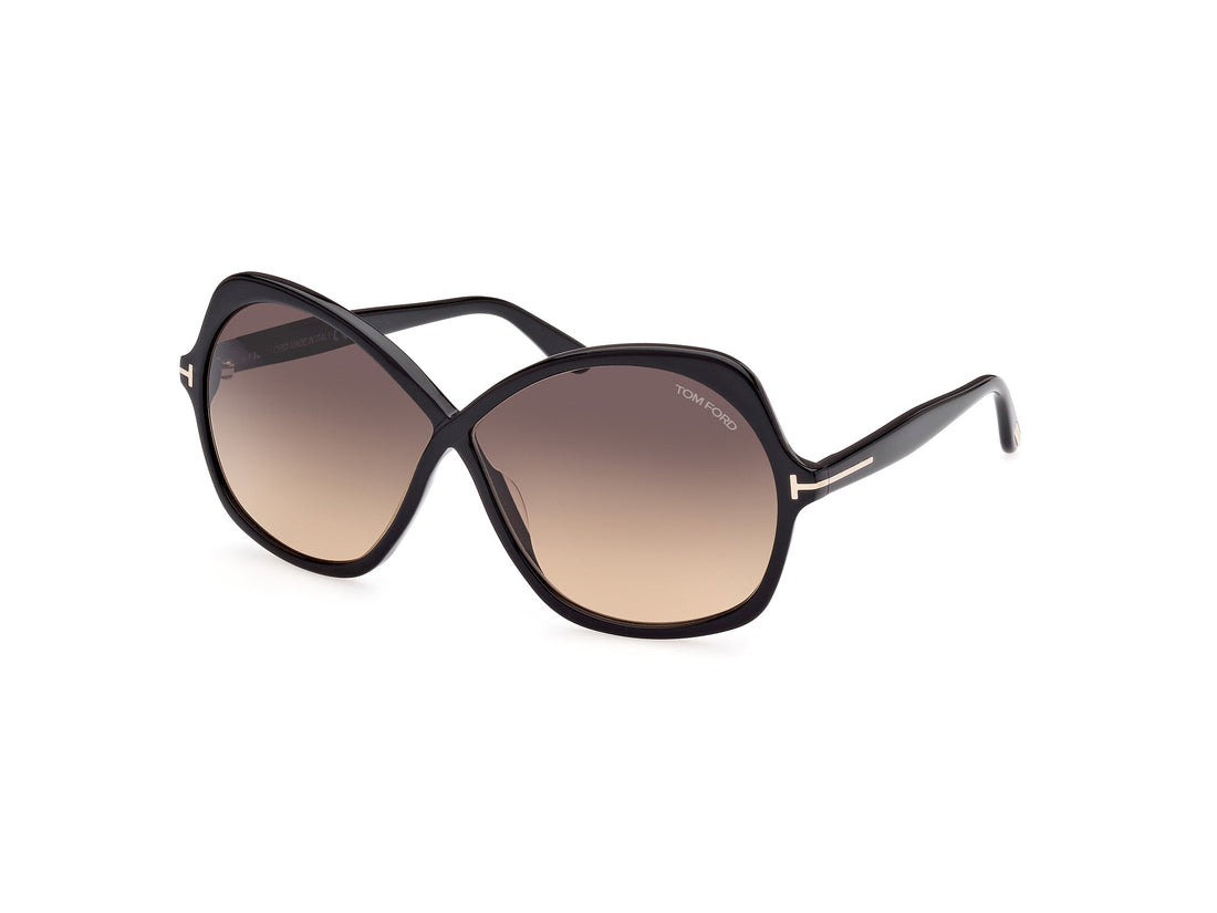 Sonnenbrillen tom ford ft1013 rosemin 01b negro butterfly femenino größe 64mm - Hauptansicht