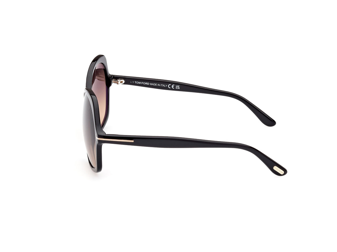 Sonnenbrillen tom ford ft1013 rosemin 01b negro butterfly femenino größe 64mm - Detailansicht