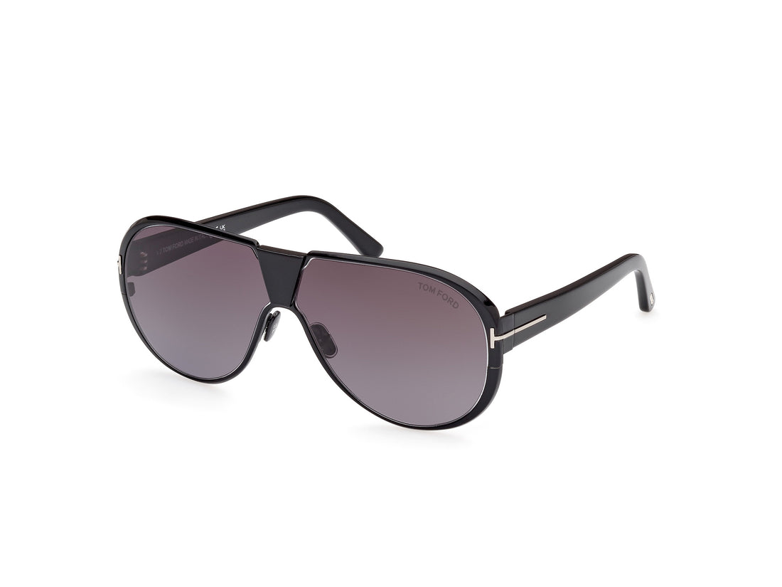 Sonnenbrillen tom ford ft1072 vincenzo 01b negro masculino größe 64mm - Hauptansicht