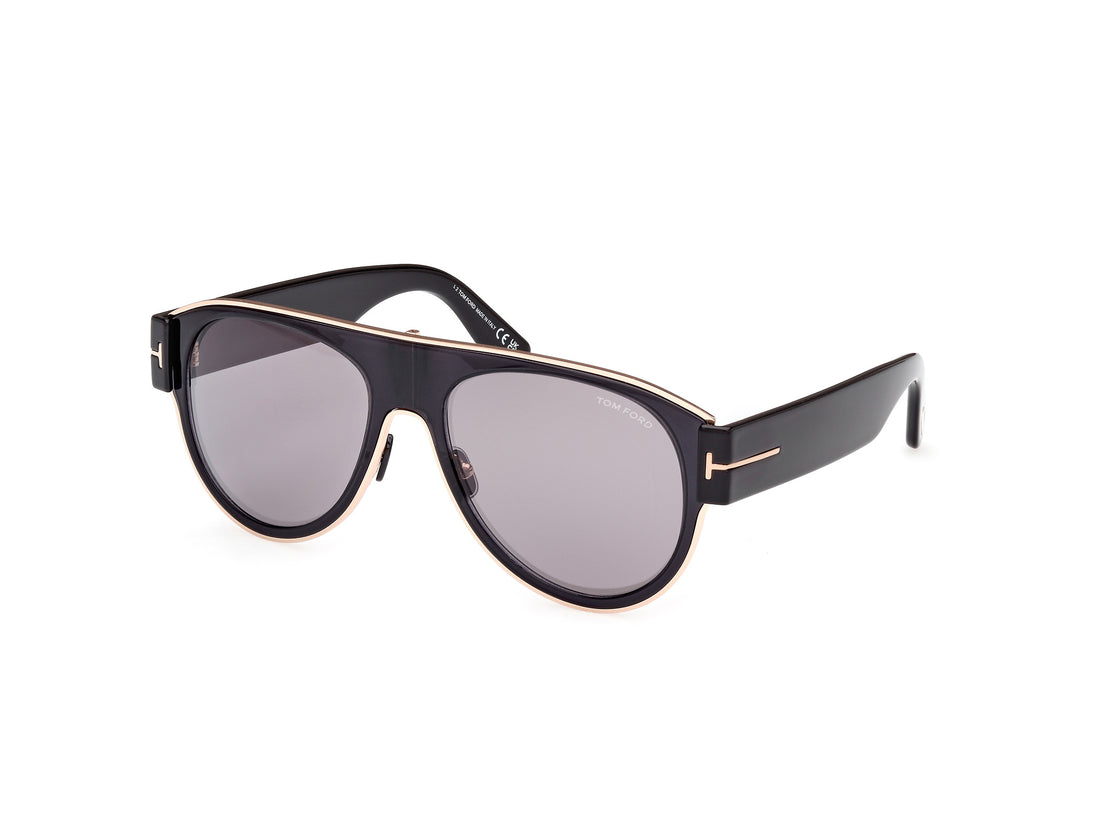 Occhiali da sole tom ford ft1074 lyle-02 01c negro unisex taglia 58mm - Vista principale