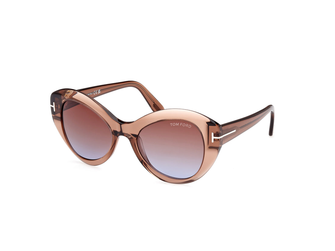 Sonnenbrillen tom ford ft1084 guinivere 48f marron butterfly femenino größe 52mm - Hauptansicht
