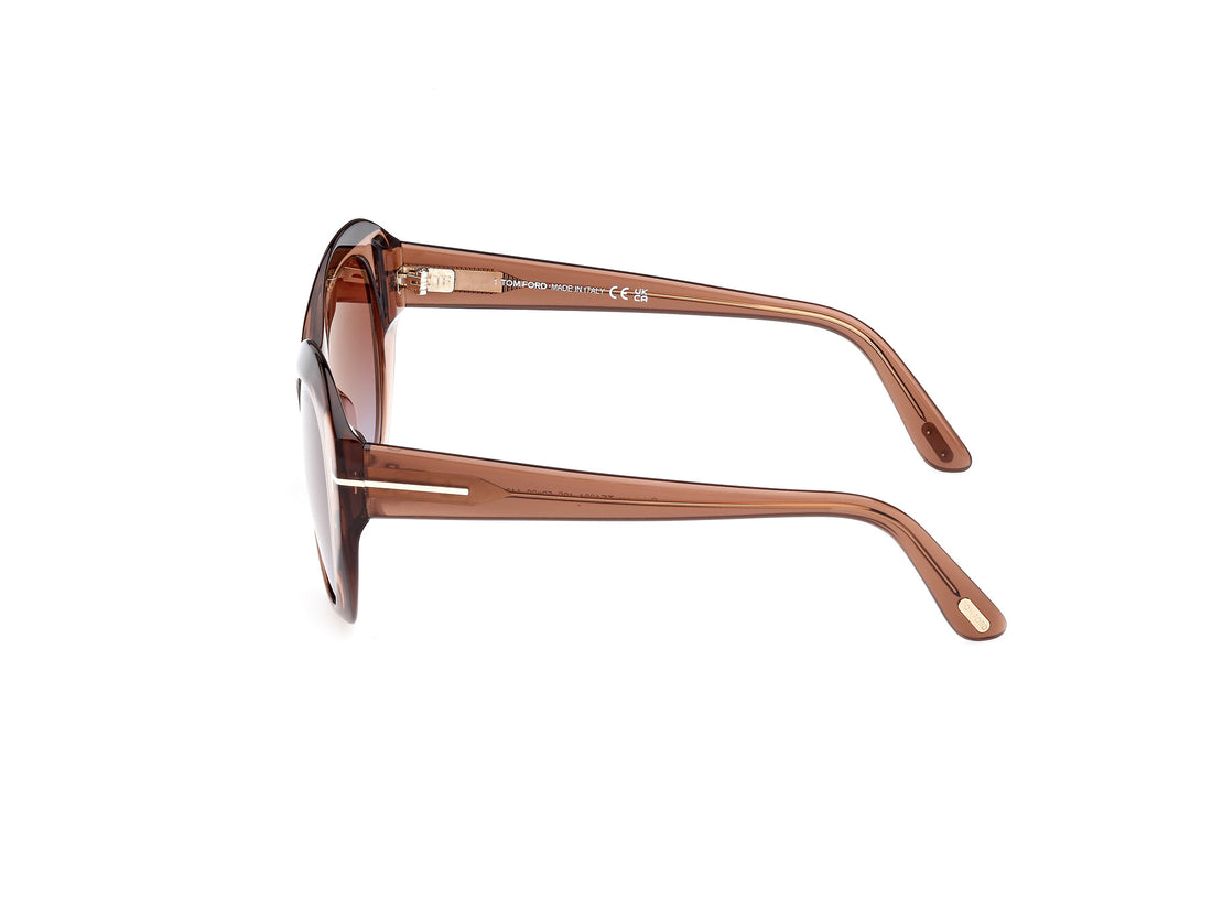 Sonnenbrillen tom ford ft1084 guinivere 48f marron butterfly femenino größe 52mm - Detailansicht