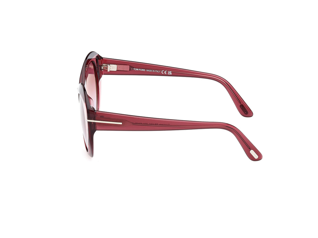 Sonnenbrillen tom ford ft1084 guinivere 66y rojo butterfly femenino größe 52mm - Detailansicht