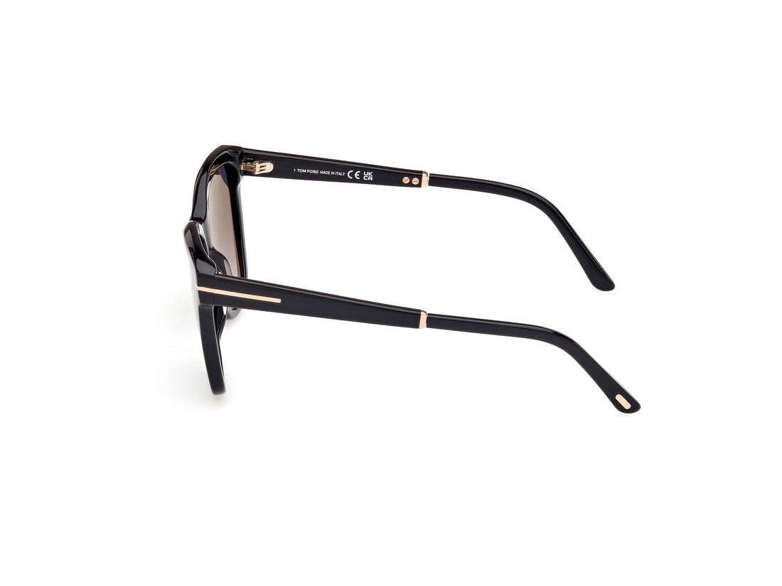 Sonnenbrillen tom ford ft1087 lucia 01d negro square femenino größe 54mm - Detailansicht