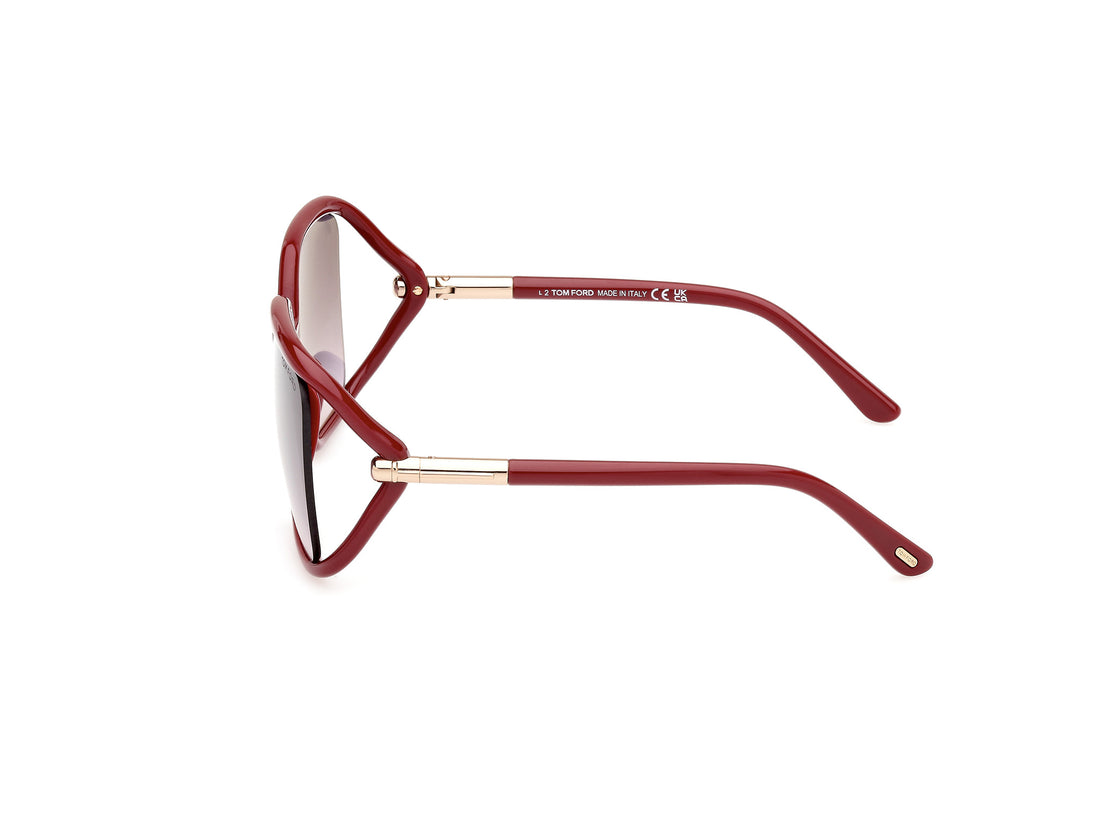 Sonnenbrillen tom ford ft1089 solange-02 75b rosa butterfly femenino größe 60mm - Detailansicht