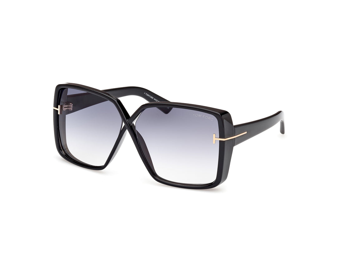 Occhiali da sole tom ford ft1117 01b negro butterfly femenino taglia 63mm - Vista principale