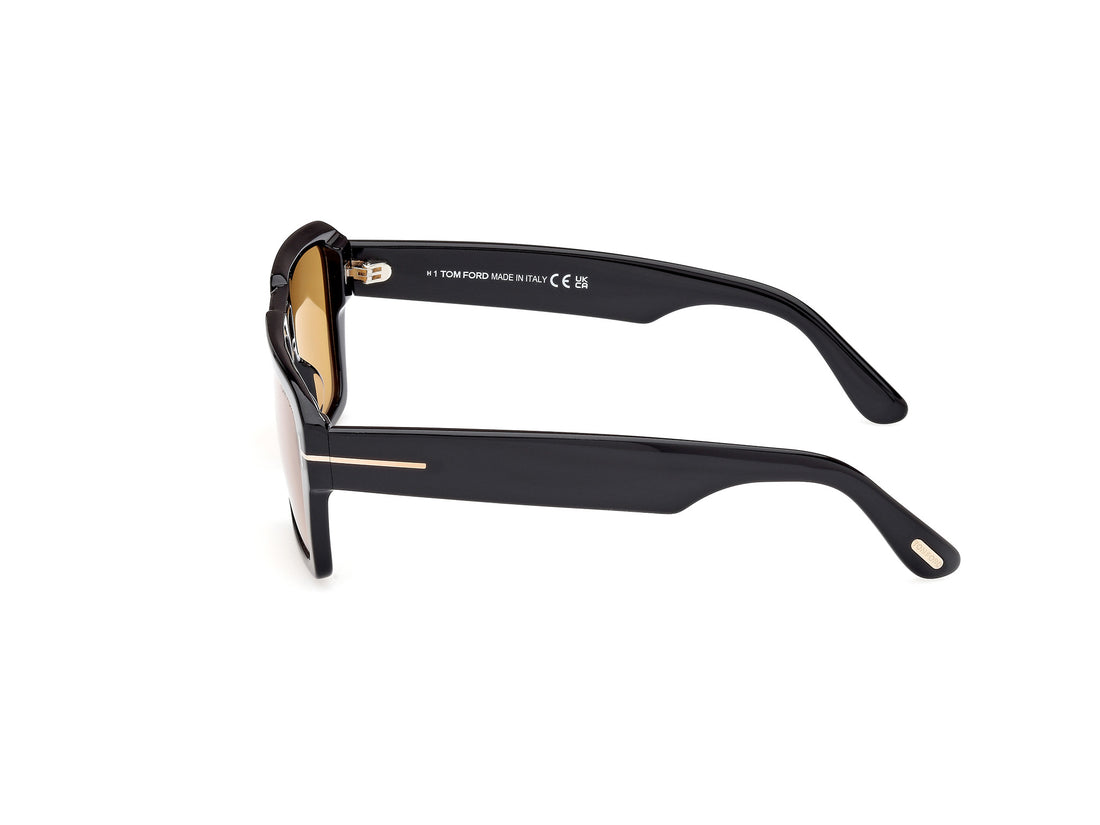 Sonnenbrillen tom ford ft1153 redford 01e negro navigator masculino größe 56mm - Detailansicht