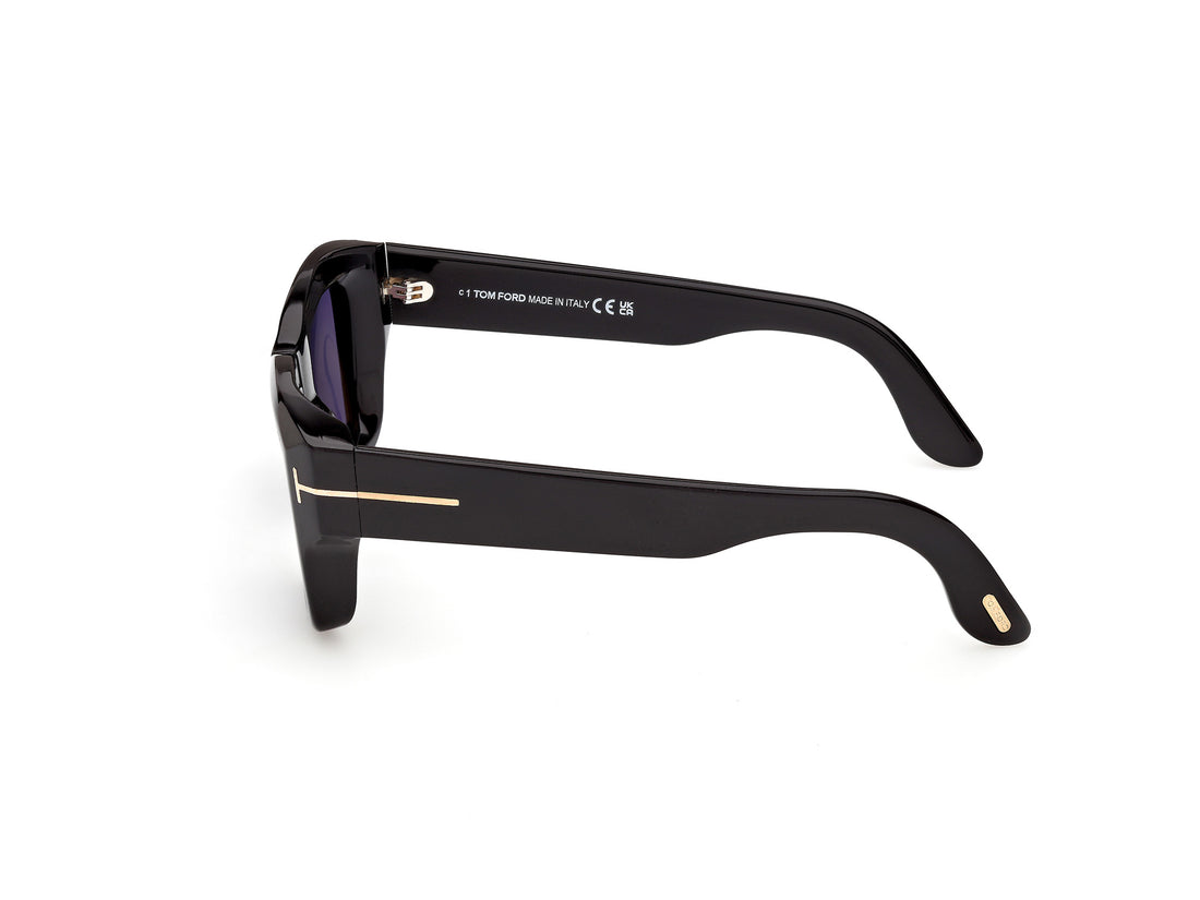 Occhiali da sole tom ford ft1154 ilias 01v negro square masculino taglia 50mm - Vista dettagliata