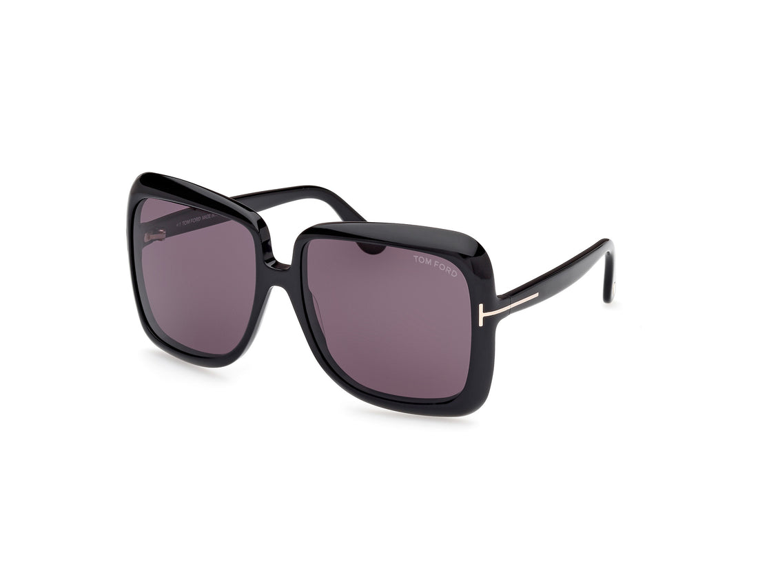 Sunglasses tom ford ft1156 lorelai 01a negro square femenino size 59mm - Main view