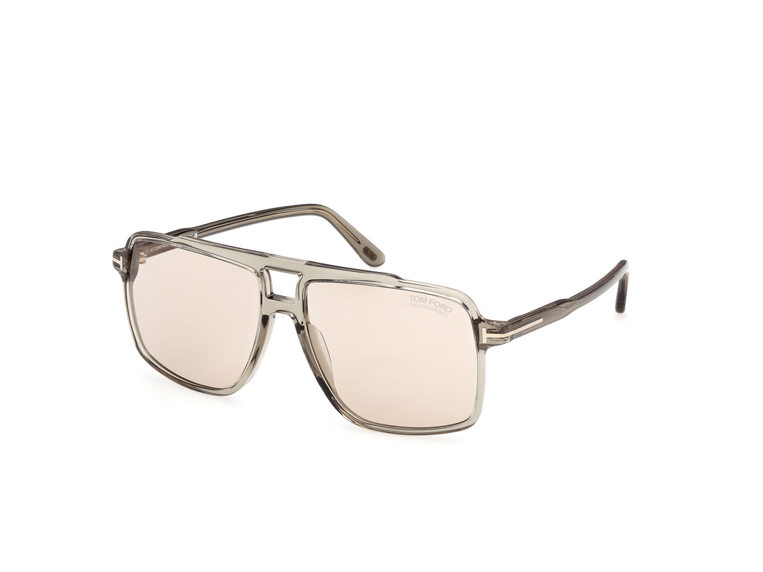 Sunglasses tom ford ft1177 kemp 93e verde navigator masculino size 59mm - Detailed view