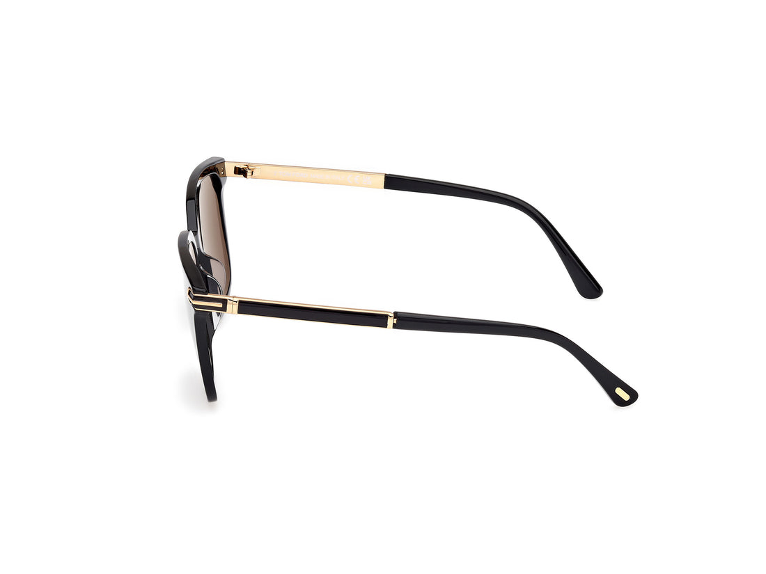 Gafas de sol tom ford ft1183 jochem 01a negro square masculino talla 56mm - Vista de detalle