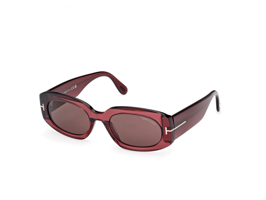 Gafas de sol tom ford ft1187 cielle 69e bordeaux oval femenino talla 52mm - Vista principal