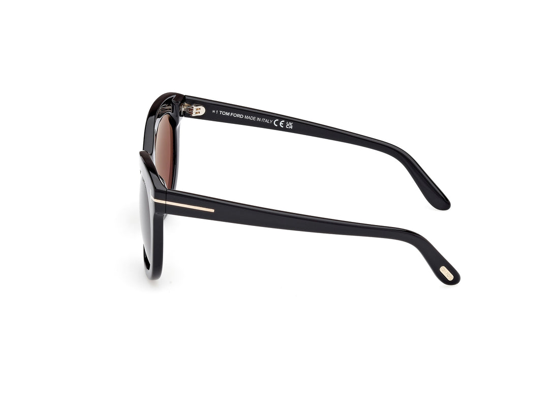 Gafas de sol tom ford ft1189 odette 01e negro butterfly femenino talla 53mm - Vista de detalle