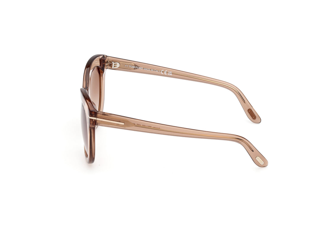 Gafas de sol tom ford ft1189 odette 45f marron butterfly femenino talla 53mm - Vista de detalle