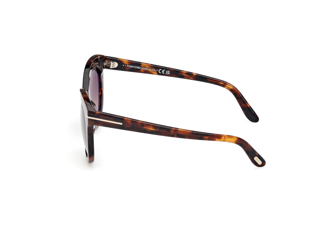 Gafas de sol tom ford ft1189 odette 52f havana butterfly femenino talla 53mm - Vista de detalle