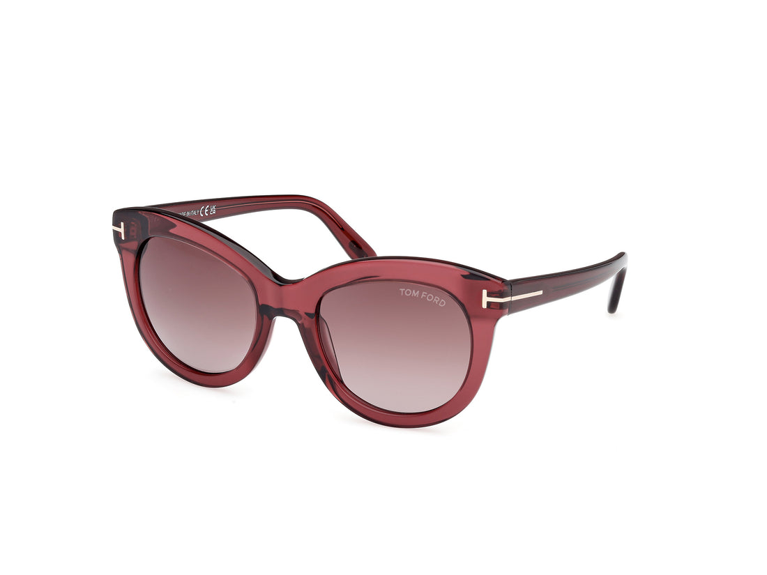 Gafas de sol tom ford ft1189 odette 69t bordeaux butterfly femenino talla 53mm - Vista principal