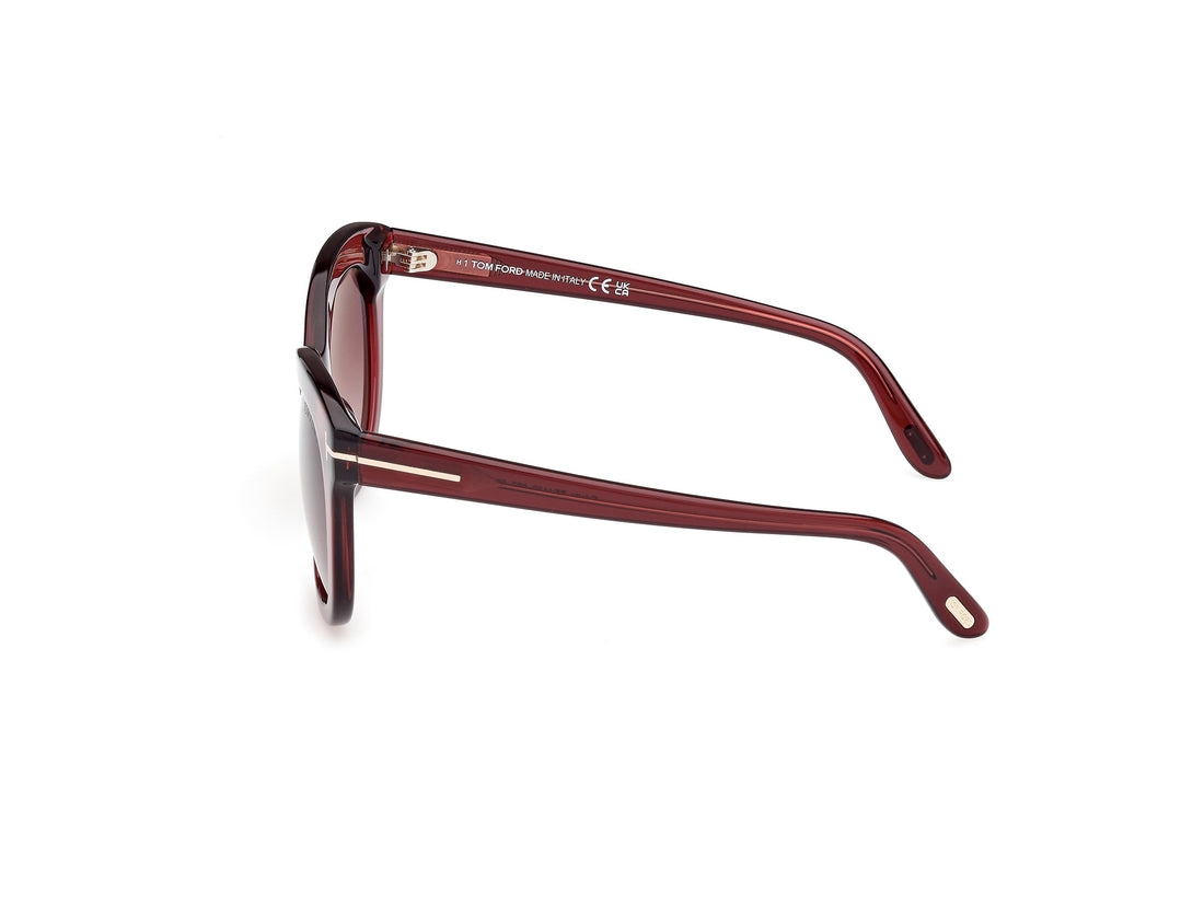 Gafas de sol tom ford ft1189 odette 69t bordeaux butterfly femenino talla 53mm - Vista de detalle