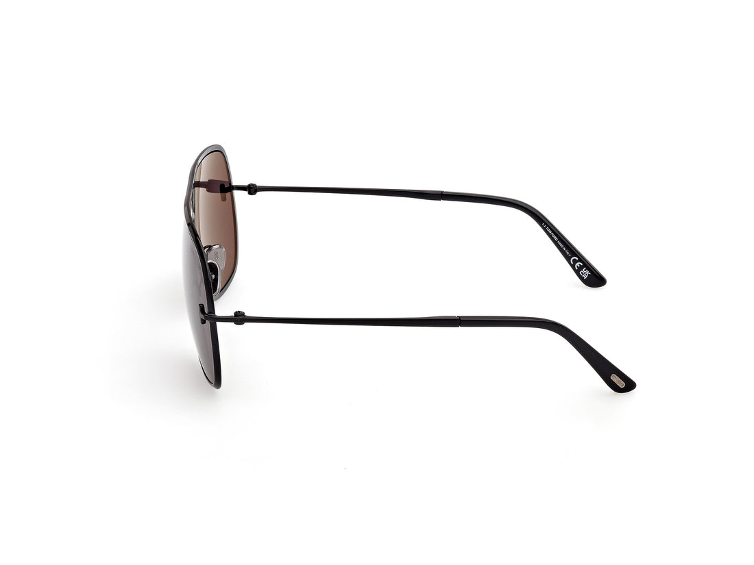 Gafas de sol tom ford ft1204 stavros 01a negro navigator masculino talla 63mm - Vista de detalle