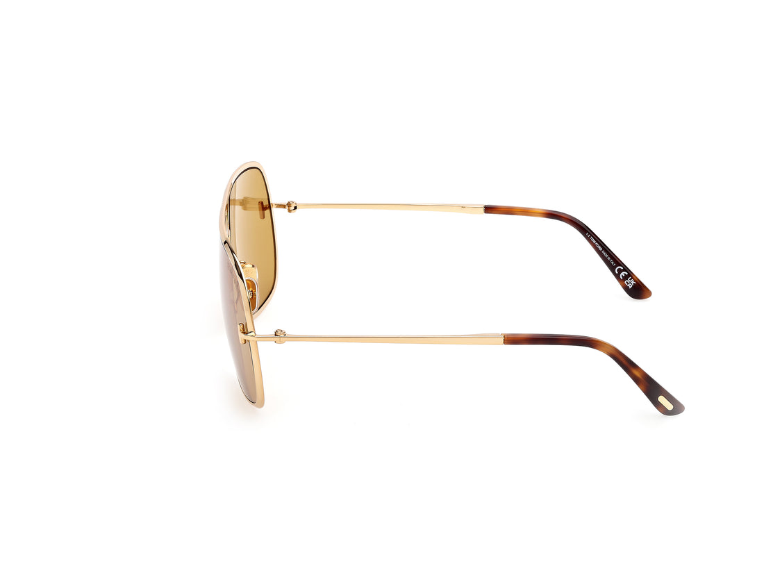 Gafas de sol tom ford ft1204 stavros 30e dorado navigator masculino talla 63mm - Vista de detalle