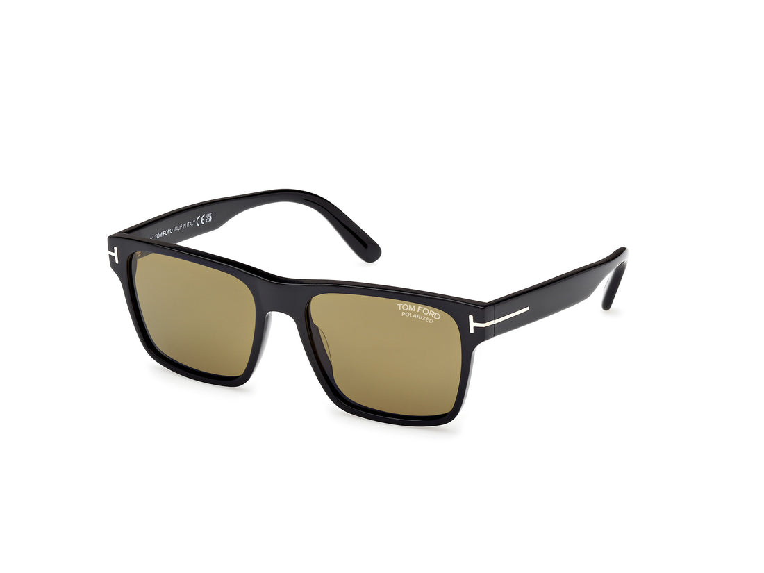 Gafas de sol tom ford ft1205 calder 01h negro square masculino talla 55mm - Vista principal