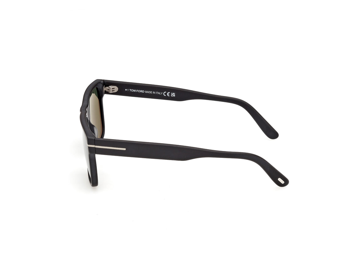 Sonnenbrillen tom ford ft1205 calder 02n negro square masculino größe 55mm - Detailansicht