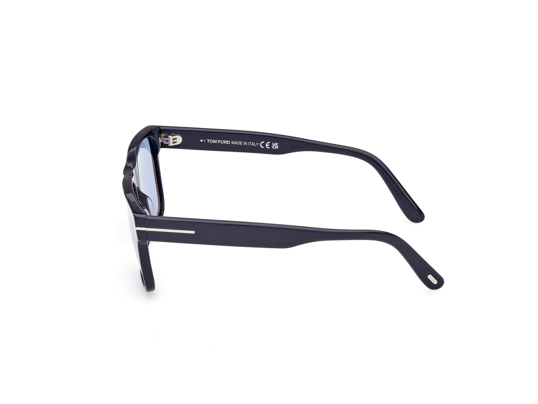 Sonnenbrillen tom ford ft1205 calder 90v azul square masculino größe 55mm - Detailansicht