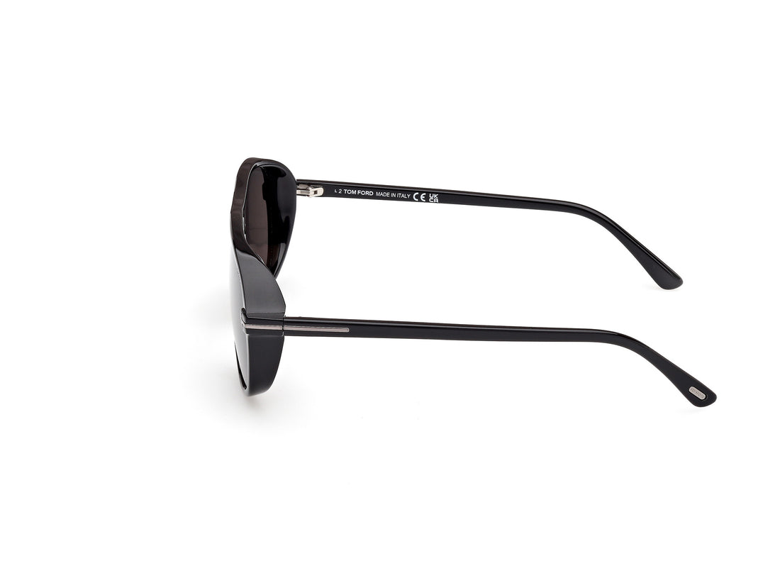 Gafas de sol tom ford ft1208-n guillaume 01a negro pilot masculino talla 61mm - Vista de detalle