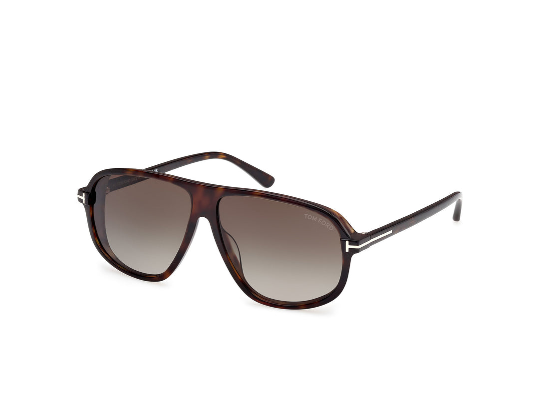 Occhiali da sole tom ford ft1208 guillaume 52k havana pilot masculino taglia 61mm - Vista principale