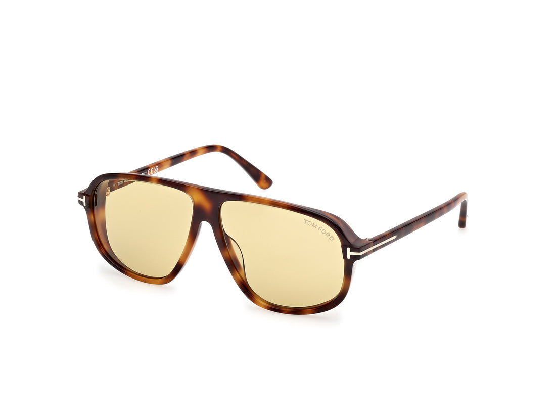 Occhiali da sole tom ford ft1208 guillaume 53e havana pilot masculino taglia 61mm - Vista principale