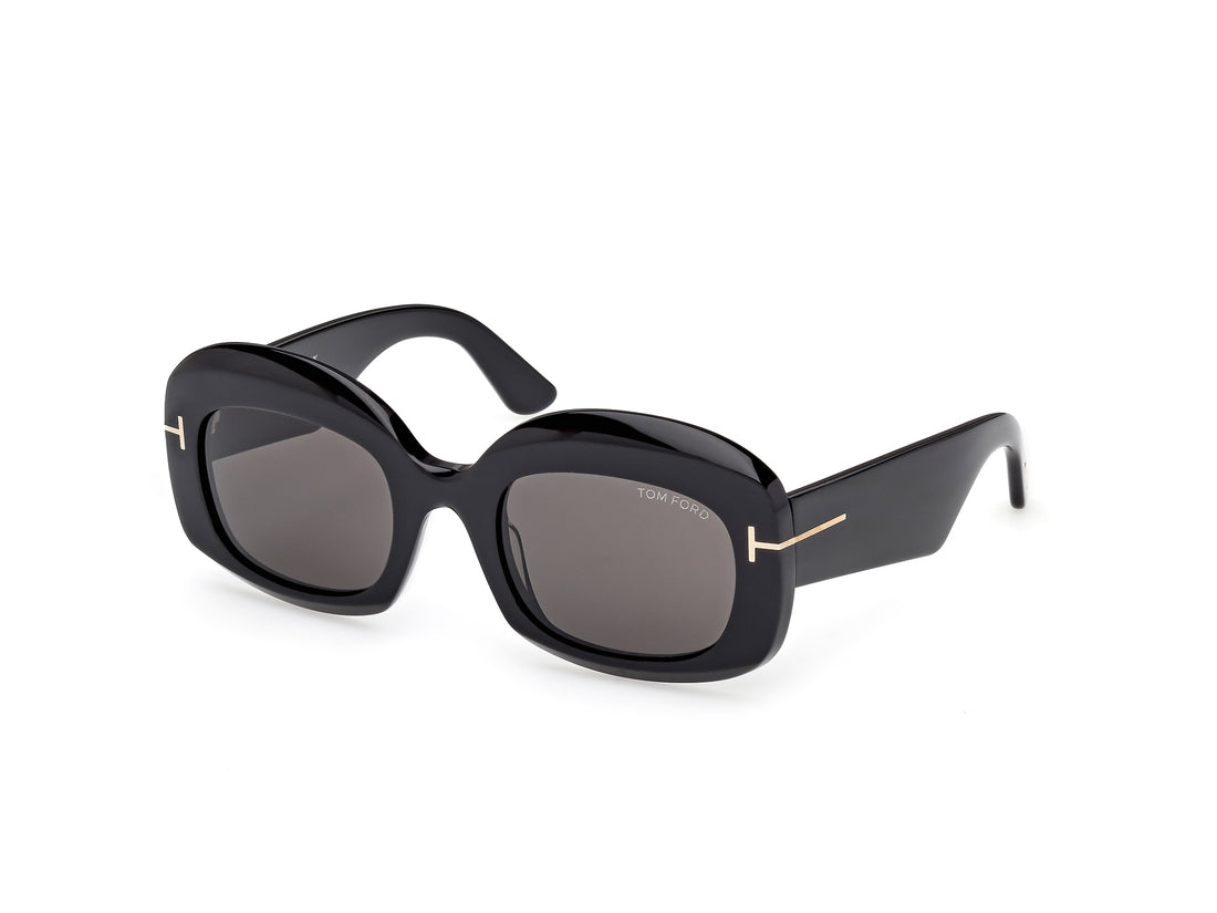 Gafas de sol tom ford ft1219 carmen-02 01a negro rectangular femenino talla 53mm - Vista principal