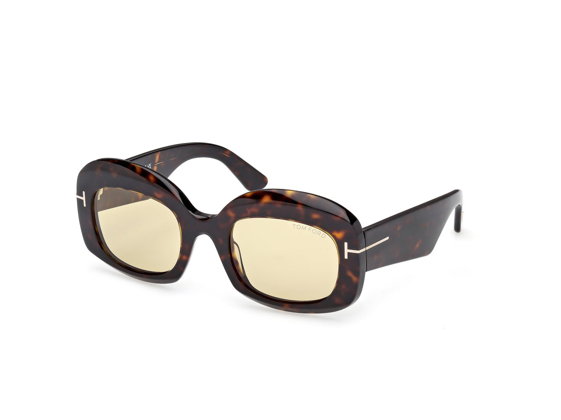Gafas de sol tom ford ft1219 carmen-02 52e havana rectangular femenino talla 53mm - Vista principal