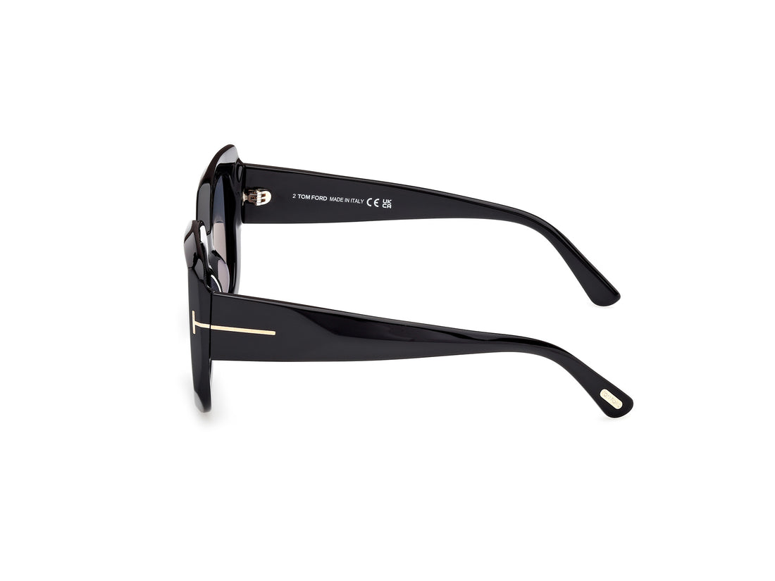 Gafas de sol tom ford ft1220 carla-02 01d negro square femenino talla 52mm - Vista de detalle