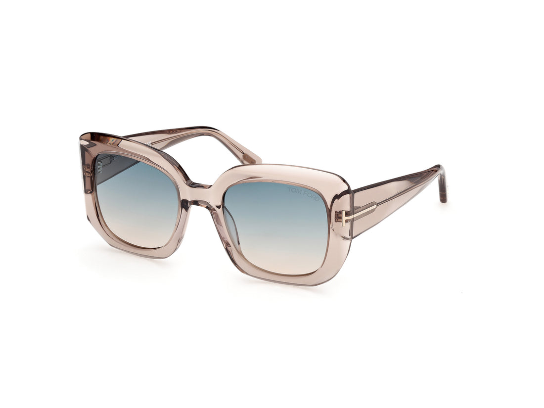 Sonnenbrillen tom ford ft1220 carla-02 45p marron square femenino größe 52mm - Hauptansicht