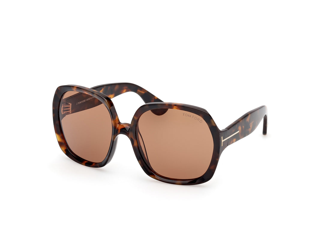 Occhiali da sole tom ford ft1221 saffron 52e havana square femenino taglia 60mm - Vista principale