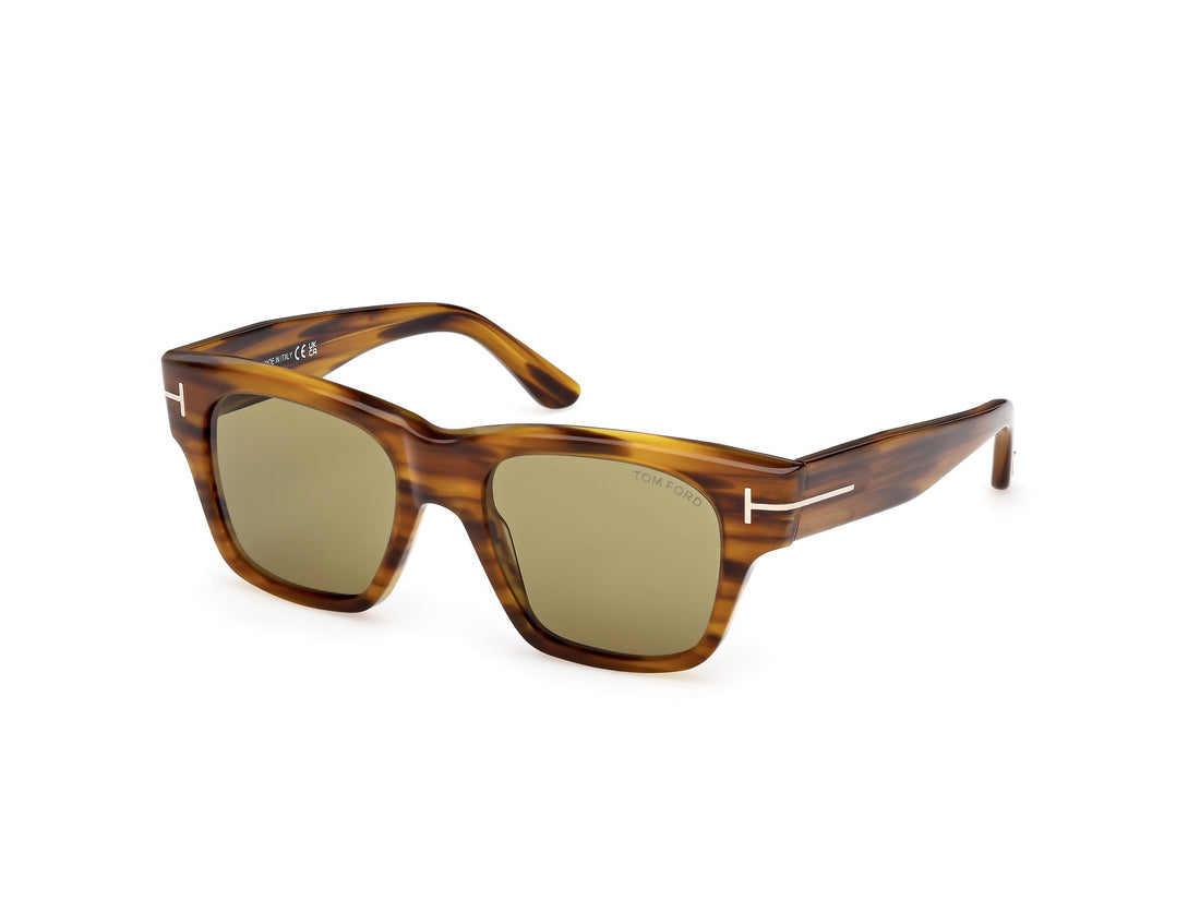 Sonnenbrillen tom ford ft1280 55n havana square masculino größe 53mm - Hauptansicht