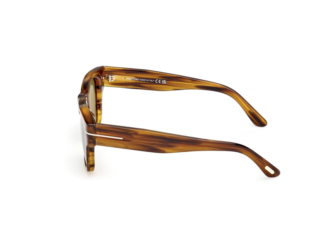 Sonnenbrillen tom ford ft1280 55n havana square masculino größe 53mm - Detailansicht