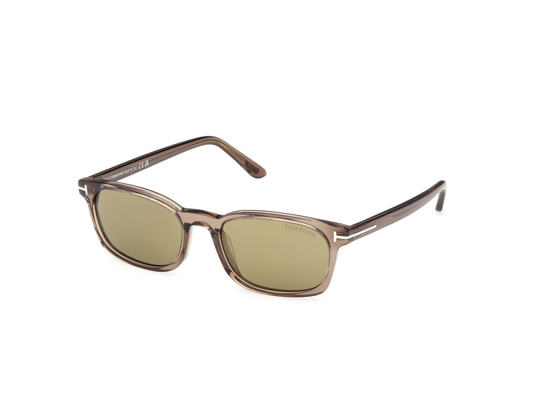 Sunglasses tom ford ft1300 miles-02 45n marron rectangular masculino size 53mm - Main view