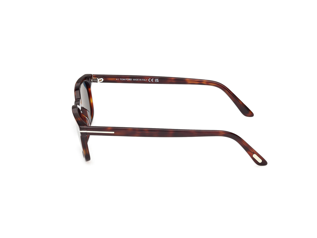 Sonnenbrillen tom ford ft1300 miles-02 54v havana rectangular masculino größe 53mm - Detailansicht