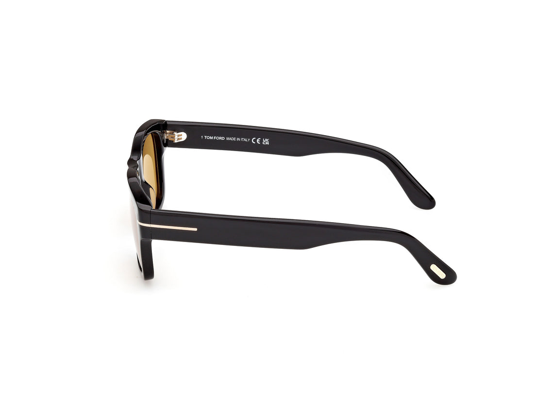 Sonnenbrillen tom ford ft1303 smith-02 01e negro rectangular masculino größe 55mm - Detailansicht