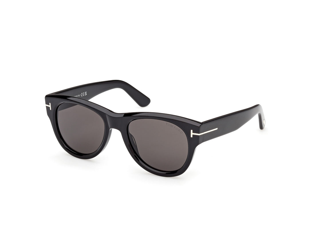 Occhiali da sole tom ford ft1305 burton-02 01a negro round masculino taglia 52mm - Vista principale
