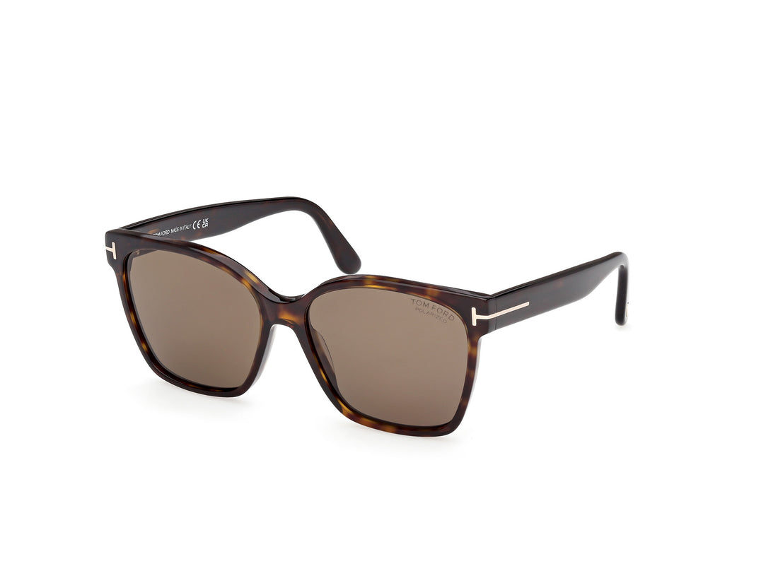 Sonnenbrillen tom ford ft1312 iris-02 52h havana butterfly femenino größe 56mm - Hauptansicht