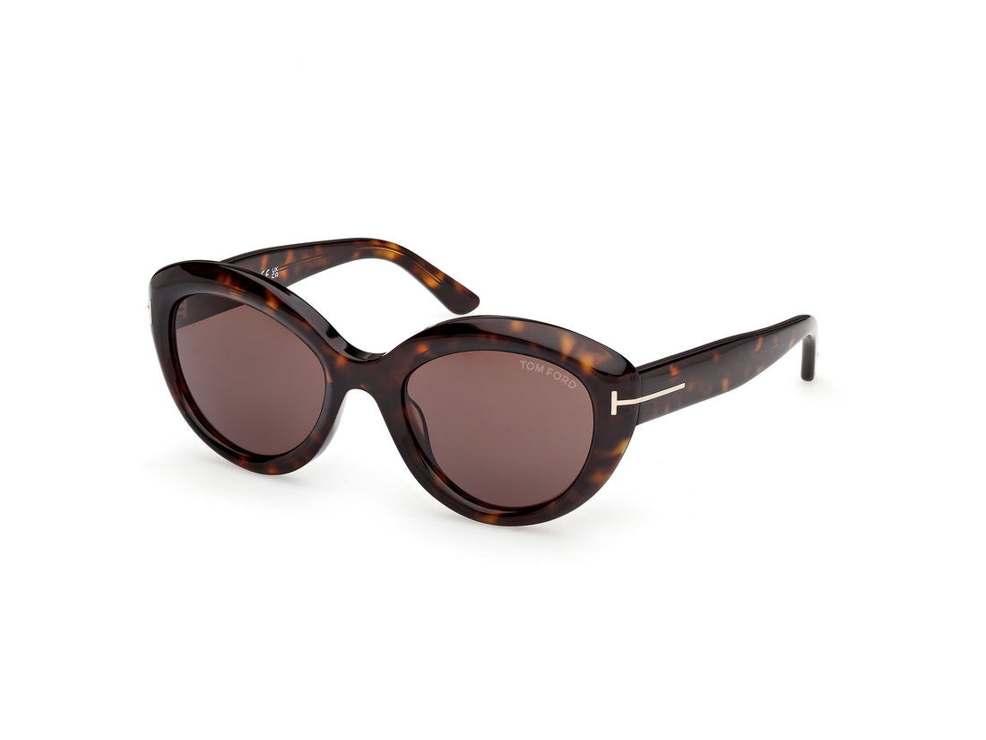 Occhiali da sole tom ford ft1316 stacy-02 52e havana cat eye femenino taglia 53mm - Vista principale
