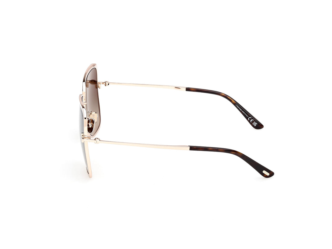 Occhiali da sole tom ford ft1319 tara-02 28b dorado geometric femenino taglia 57mm - Vista dettagliata