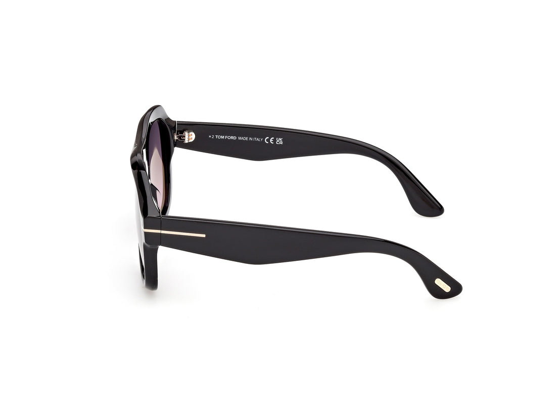 Sonnenbrillen tom ford ft1324 rhonda-02 01b negro pilot femenino größe 56mm - Detailansicht