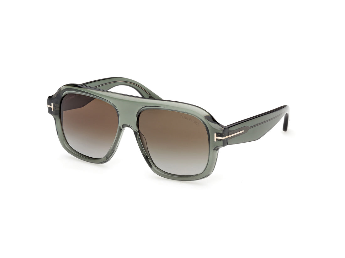 Occhiali da sole tom ford ft1324 rhonda-02 93p verde pilot femenino taglia 56mm - Vista principale