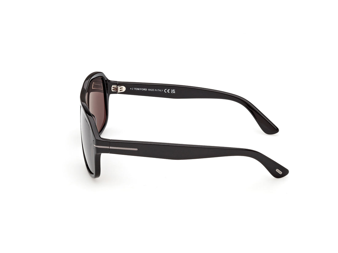 Sonnenbrillen tom ford ft1335-n william-02 01a negro navigator masculino größe 63mm - Detailansicht