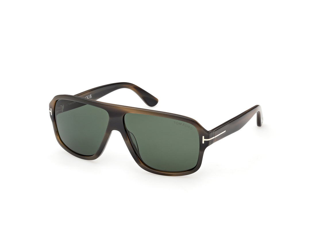 Lunettes de soleil tom ford ft1335 william-02 55n havana navigator masculino taille 63mm - Vue principale