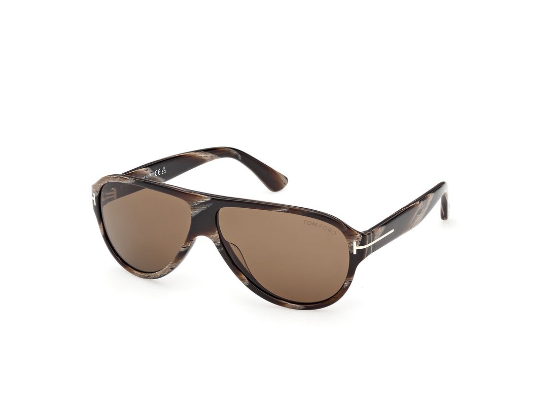 Occhiali da sole tom ford ft1336 samuele-02 63j negro pilot masculino taglia 61mm - Vista principale