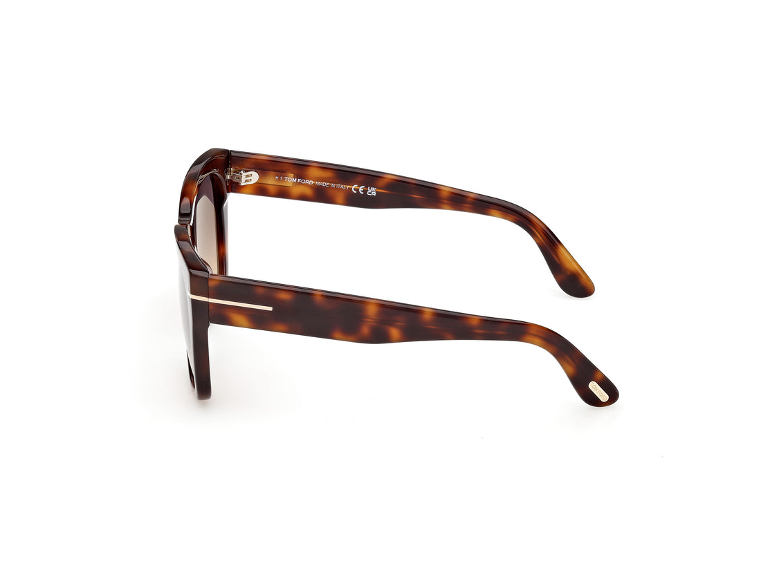 Sonnenbrillen tom ford ft1343 flynn-02 53b havana butterfly femenino größe 55mm - Detailansicht